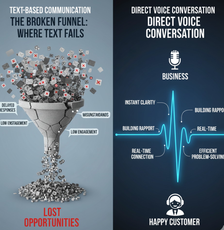 The Broken Funnel: Where Text Fails